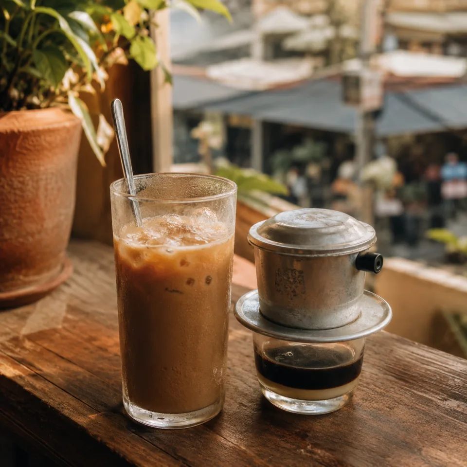 Chủ quán và nhân viên pha chế